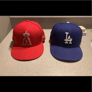 New era L.A dodgers fitted / new era red Los Angeles fitted